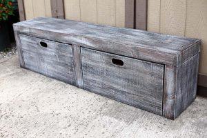 Bench with storage