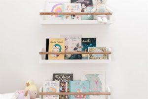 Playroom Picture & Bookshelves (set of three)