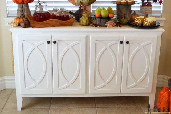 Buffet Cabinet with Circular Trim