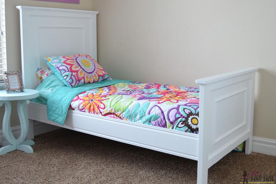 Buildsomething Faux raised panel twin bed only