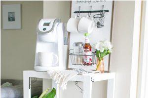 Coffee Bar or Kitchen Island Shelf