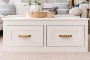 Coffee Table with Storage Drawers