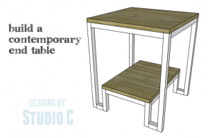 Contemporary End Table