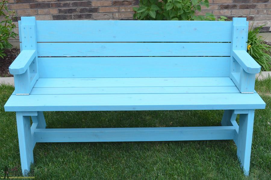 converted-bench-front-view