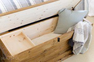 DIY Blanket Storage Chest
