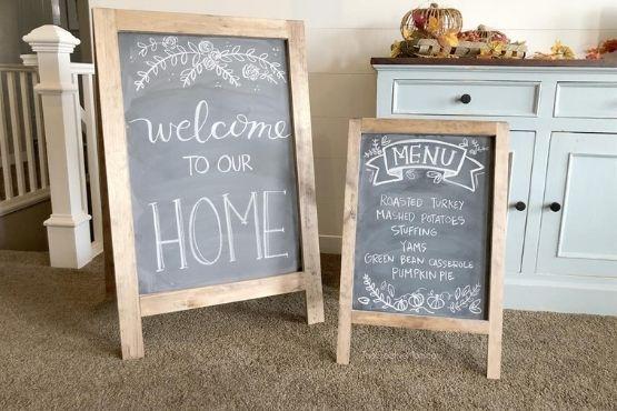 Child Size Easel Chalkboard