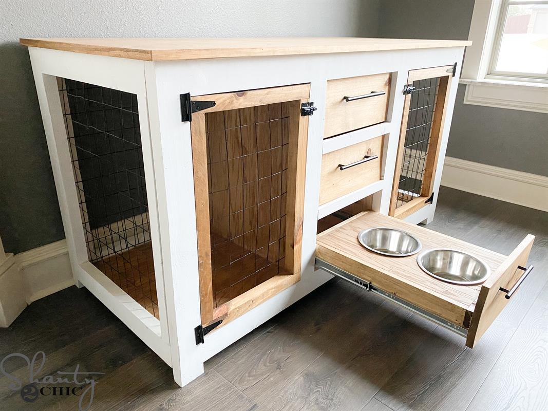 DIY-Dog-Crate-Console