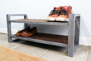 Industrial Shoe Rack