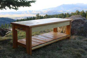 DIY Cedar Garden Bench