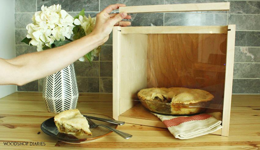 DIY Pie Cake Carrier Box Front Lifted small