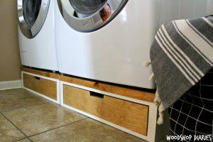 Washer & Dryer Pedestals with Drawer