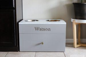 Large Dog Food Station