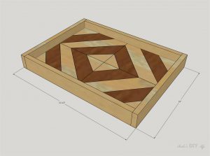 DIY serving tray-full