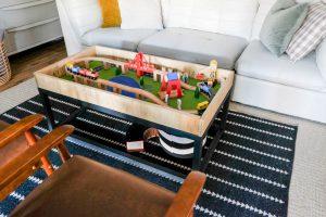 Coffee Table with Train Table/Storage