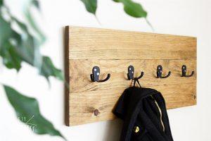 Easy Wooden Coat Rack