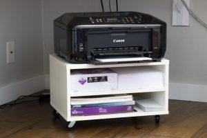 Rolling Printer Cart