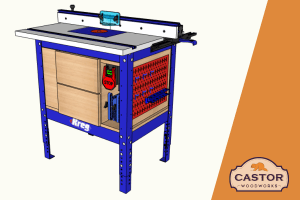 Easy Router Table Storage