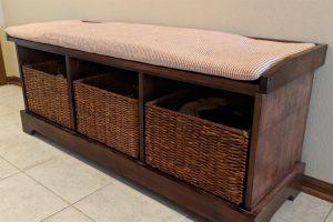 Padded Entryway Bench