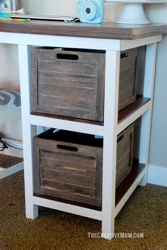farmhouse-desk-baskets