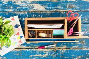 DIY Desk Stuff Organizer
