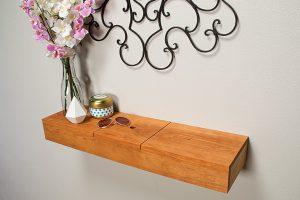 Floating Shelf with Hidden Storage