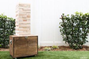 DIY Giant Jenga With Mobile Storage Case