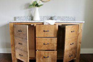 Faux Drawer Bathroom Vanity