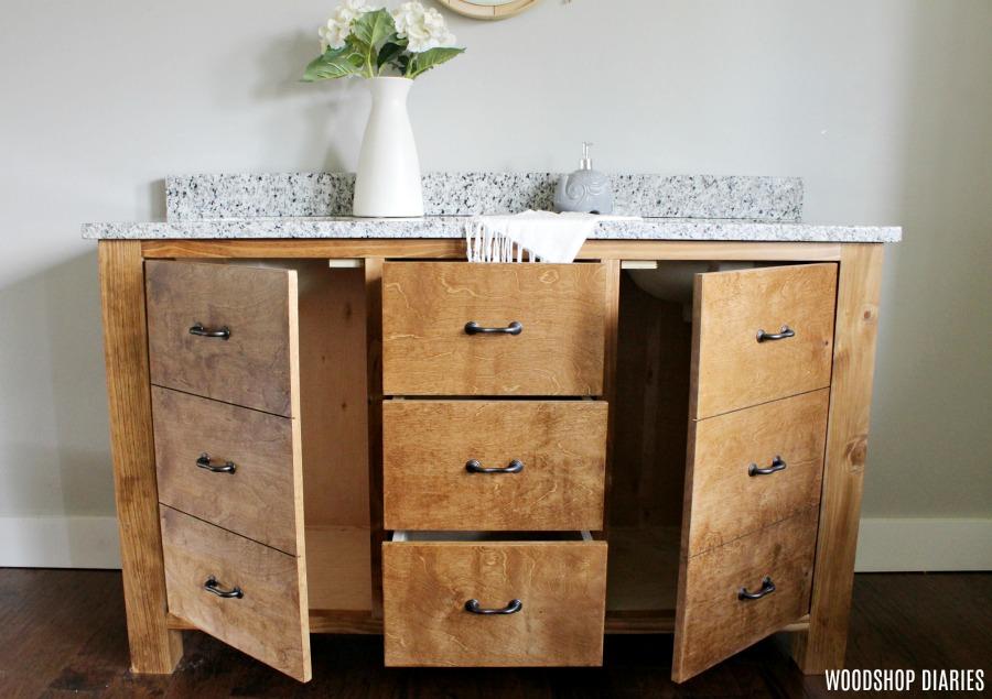 How to Build your own Bathroom Vanity