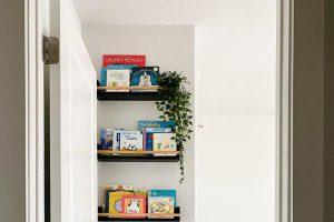 DIY Board Book Ledges