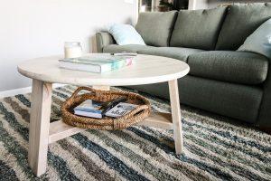 Geometric Round Coffee Table
