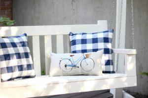 Porch Swing with Pergola