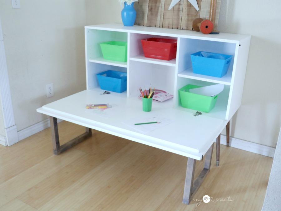 Kids pull down table open, MyLove2Create