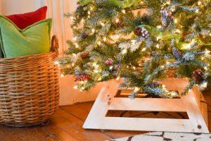 Wooden Christmas Tree Collar