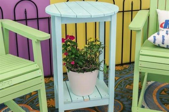 Adirondack Counter Height Side Table