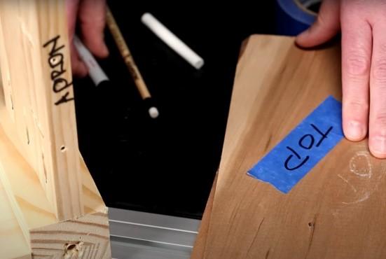 How to label project parts for easy identification