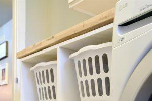 DIY Laundry Basket Shelves – Free Project Plan
