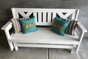 Farmhouse Outdoor Glider Bench
