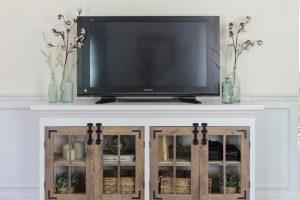 Farmhouse Media Cabinet