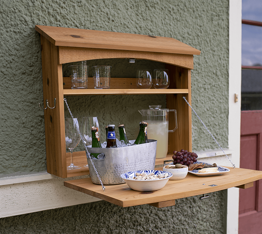 Outdoor Wall Bar Server Pic 2