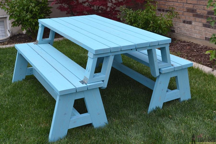 Picnic table hetoolbelt