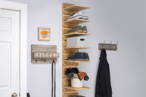 Wall-Mounted Shoe Rack – Metric
