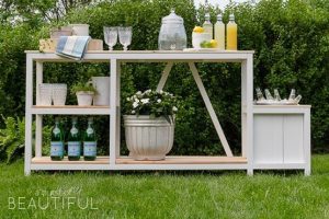 Outdoor Bar / Potting Bench / BBQ Prep Station