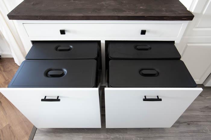 Trash Can Cabinet -7