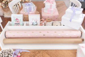 Holiday Gift Wrapping Caddy