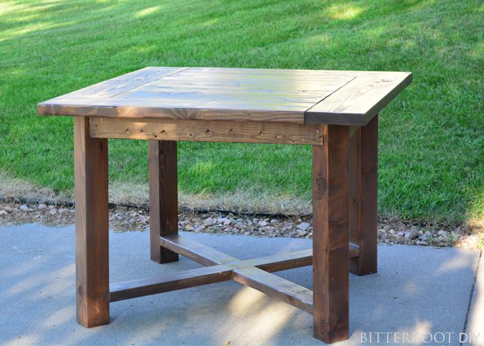 X Base Square Farmhouse Table _ Feature