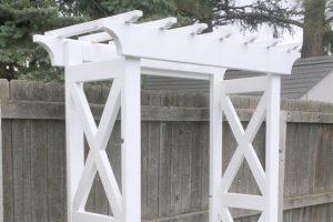 X Arbor with Bench