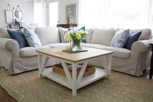 Modern Farmhouse Square Coffee Table