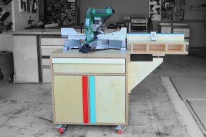 Mobile/Modular Miter Saw Station w/ Storage