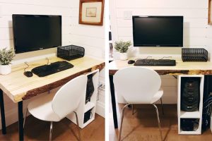 Computer and Cord Hiding Cabinet