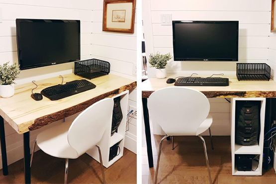 Computer and Cord Hiding Cabinet